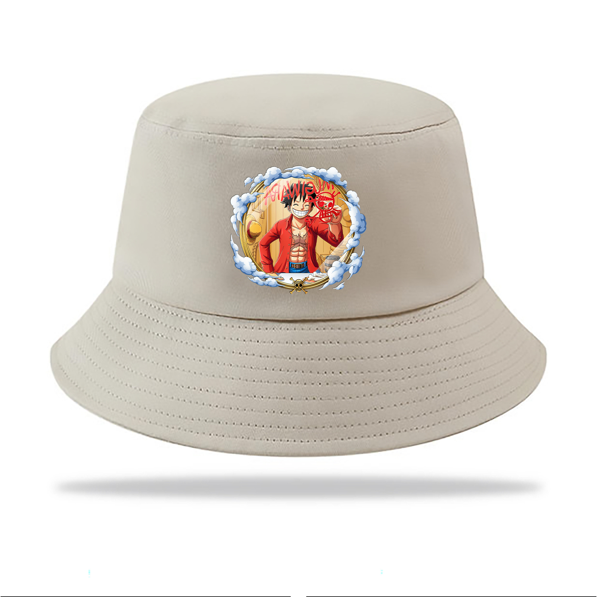 ワンピース モンキー・D・ルフィ ONE PIECE Monkey D. Luffy アウトドア日除けバケットハット